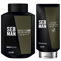 Shampoo 250ml + Bálsamo Hidratante After Shave The Gent SEB MAN